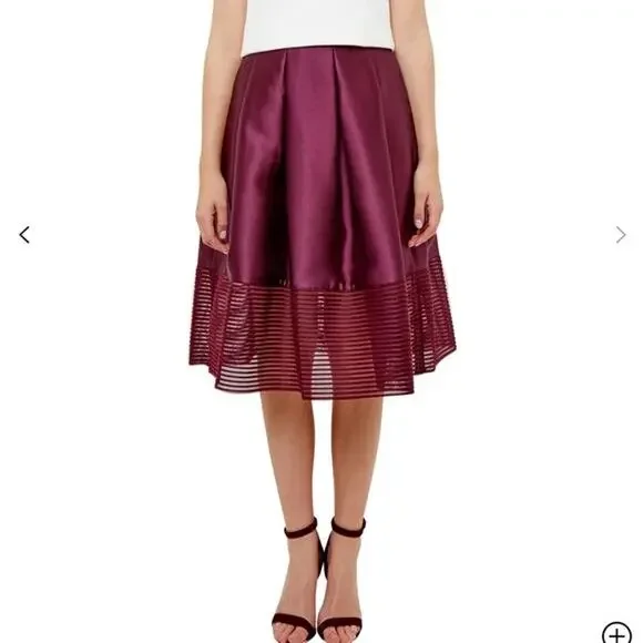Ted Baker Jurisa Mesh Panelled Full Skirt